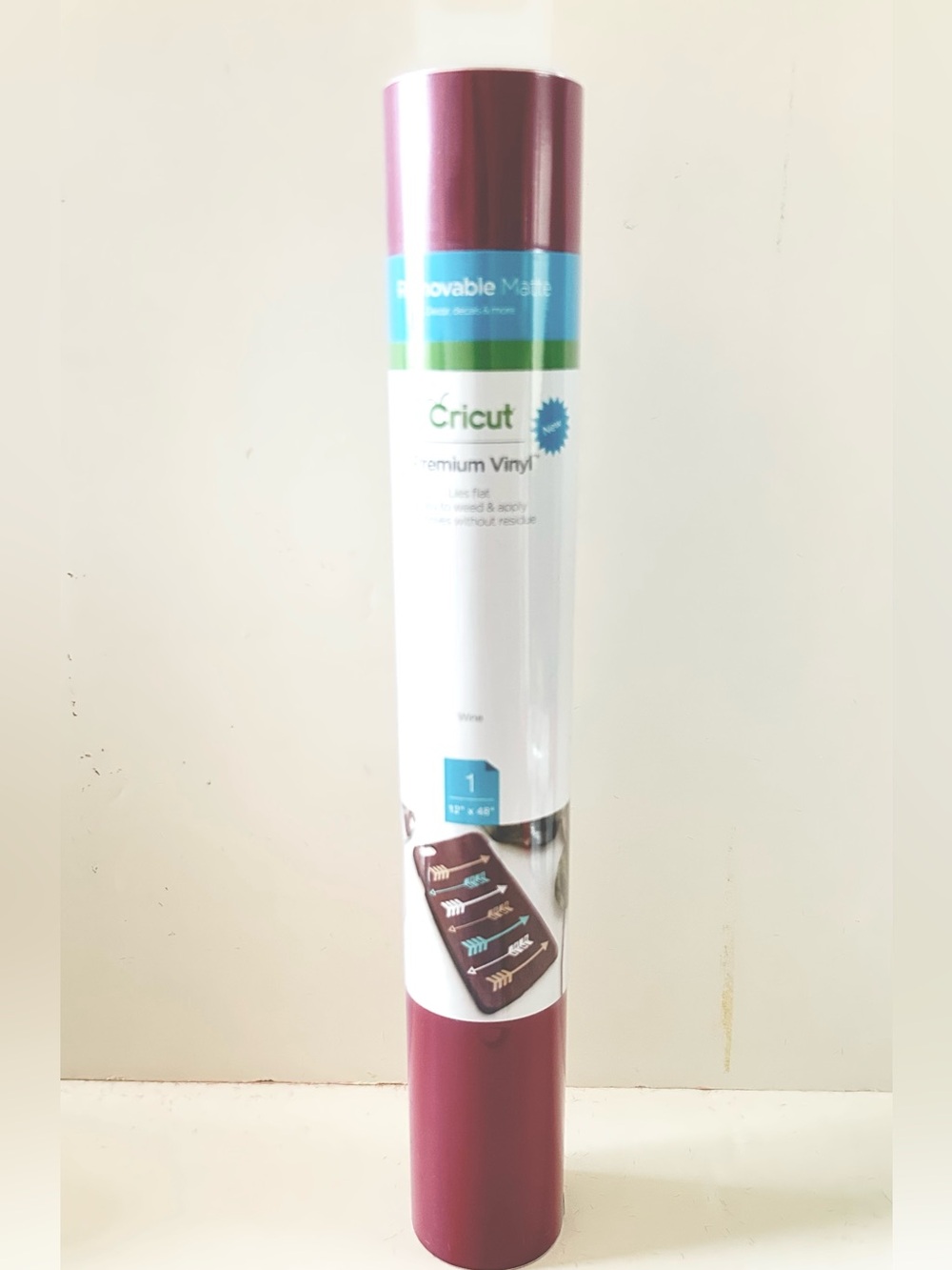Cricut Wine Vinyl Roll 12”x48”